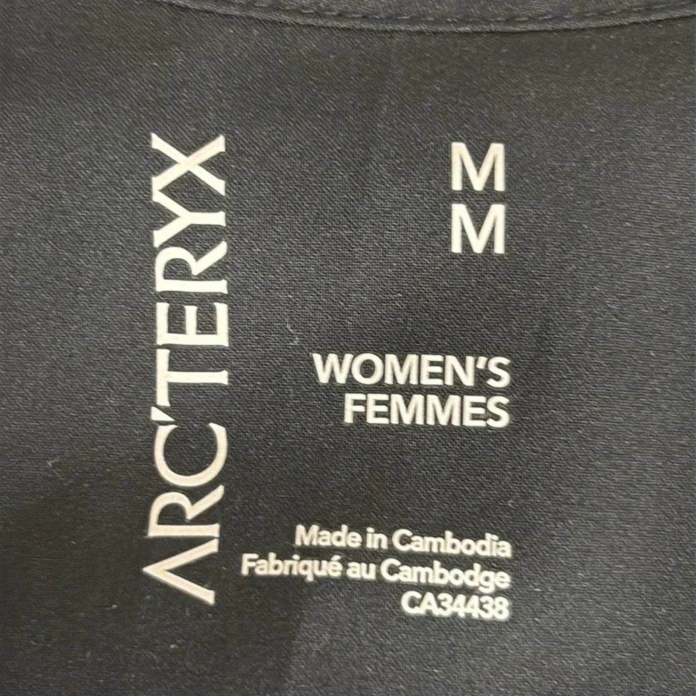 Arc'teryx Contenta Cinch Waist Outdoor Lightweight Dress in Black - Size Medium - Picture 5 of 8